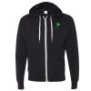Unisex Heathered French Terry Full-Zip Hooded Sweatshirt Thumbnail