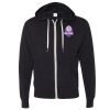 Unisex Heathered French Terry Full-Zip Hooded Sweatshirt Thumbnail