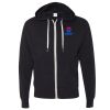 Unisex Heathered French Terry Full-Zip Hooded Sweatshirt Thumbnail