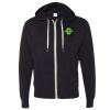 Unisex Heathered French Terry Full-Zip Hooded Sweatshirt Thumbnail