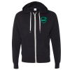 Unisex Heathered French Terry Full-Zip Hooded Sweatshirt Thumbnail