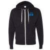 Unisex Heathered French Terry Full-Zip Hooded Sweatshirt Thumbnail