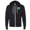 Unisex Heathered French Terry Full-Zip Hooded Sweatshirt Thumbnail