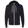 Unisex Heathered French Terry Full-Zip Hooded Sweatshirt Thumbnail