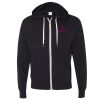 Unisex Heathered French Terry Full-Zip Hooded Sweatshirt Thumbnail