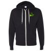 Unisex Heathered French Terry Full-Zip Hooded Sweatshirt Thumbnail