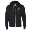 Unisex Heathered French Terry Full-Zip Hooded Sweatshirt Thumbnail