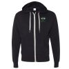 Unisex Heathered French Terry Full-Zip Hooded Sweatshirt Thumbnail