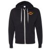Unisex Heathered French Terry Full-Zip Hooded Sweatshirt Thumbnail
