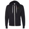 Unisex Heathered French Terry Full-Zip Hooded Sweatshirt Thumbnail