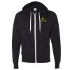 Unisex Heathered French Terry Full-Zip Hooded Sweatshirt Thumbnail