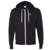 Unisex Heathered French Terry Full-Zip Hooded Sweatshirt Thumbnail