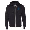 Unisex Heathered French Terry Full-Zip Hooded Sweatshirt Thumbnail