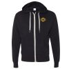 Unisex Heathered French Terry Full-Zip Hooded Sweatshirt Thumbnail