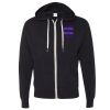 Unisex Heathered French Terry Full-Zip Hooded Sweatshirt Thumbnail