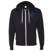 Unisex Heathered French Terry Full-Zip Hooded Sweatshirt Thumbnail