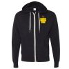 Unisex Heathered French Terry Full-Zip Hooded Sweatshirt Thumbnail