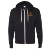 Unisex Heathered French Terry Full-Zip Hooded Sweatshirt Thumbnail