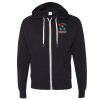 Unisex Heathered French Terry Full-Zip Hooded Sweatshirt Thumbnail