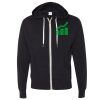 Unisex Heathered French Terry Full-Zip Hooded Sweatshirt Thumbnail