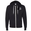 Unisex Heathered French Terry Full-Zip Hooded Sweatshirt Thumbnail