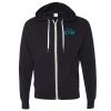 Unisex Heathered French Terry Full-Zip Hooded Sweatshirt Thumbnail