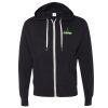 Unisex Heathered French Terry Full-Zip Hooded Sweatshirt Thumbnail