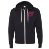 Unisex Heathered French Terry Full-Zip Hooded Sweatshirt Thumbnail