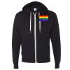 Unisex Heathered French Terry Full-Zip Hooded Sweatshirt Thumbnail