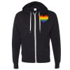 Unisex Heathered French Terry Full-Zip Hooded Sweatshirt Thumbnail