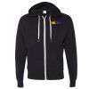 Unisex Heathered French Terry Full-Zip Hooded Sweatshirt Thumbnail