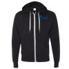 Unisex Heathered French Terry Full-Zip Hooded Sweatshirt Thumbnail