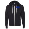 Unisex Heathered French Terry Full-Zip Hooded Sweatshirt Thumbnail