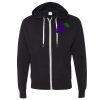 Unisex Heathered French Terry Full-Zip Hooded Sweatshirt Thumbnail