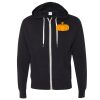 Unisex Heathered French Terry Full-Zip Hooded Sweatshirt Thumbnail