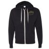 Unisex Heathered French Terry Full-Zip Hooded Sweatshirt Thumbnail