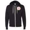 Unisex Heathered French Terry Full-Zip Hooded Sweatshirt Thumbnail