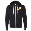 Unisex Heathered French Terry Full-Zip Hooded Sweatshirt Thumbnail