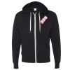 Unisex Heathered French Terry Full-Zip Hooded Sweatshirt Thumbnail