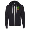 Unisex Heathered French Terry Full-Zip Hooded Sweatshirt Thumbnail