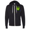 Unisex Heathered French Terry Full-Zip Hooded Sweatshirt Thumbnail