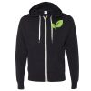 Unisex Heathered French Terry Full-Zip Hooded Sweatshirt Thumbnail