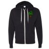 Unisex Heathered French Terry Full-Zip Hooded Sweatshirt Thumbnail