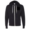 Unisex Heathered French Terry Full-Zip Hooded Sweatshirt Thumbnail