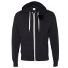 Unisex Heathered French Terry Full-Zip Hooded Sweatshirt Thumbnail